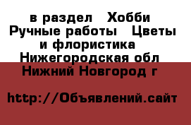  в раздел : Хобби. Ручные работы » Цветы и флористика . Нижегородская обл.,Нижний Новгород г.